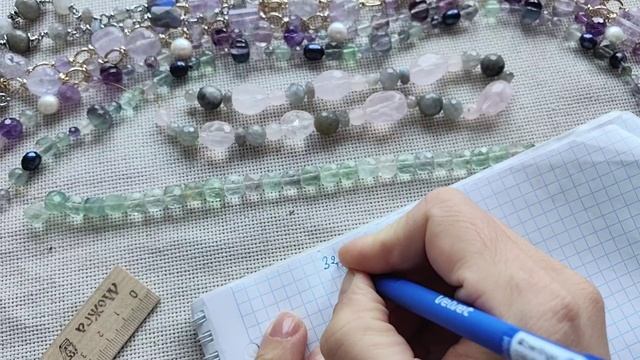 ЛЮБИМАЯ ВСЕМИ цепочка минералочка или "не чокером единым".
