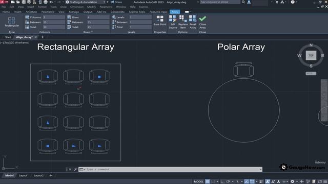 31 - Align and Array commands