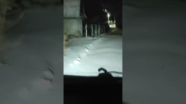 Чистим дорогу сами. Волокуша в работе!