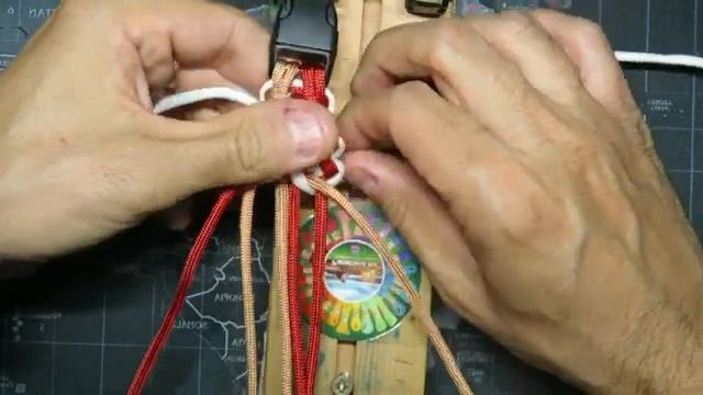 Como hacer con hilo de Paracord una Pulsera HUNTER - Bracelet(360P)