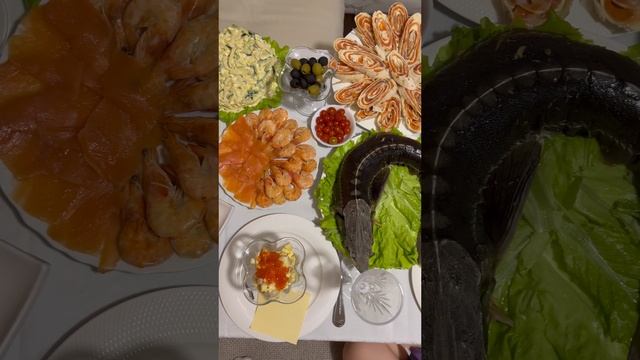 #Shorts Наш новогодний стол 31 декабря 2023 // Идея новогоднего стола //