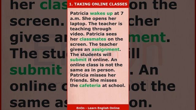 Taking Online Classes ⭐ Subtitle ⭐ #shorts story