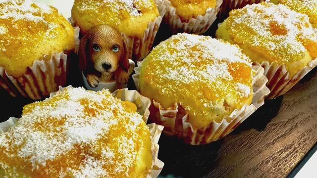 Нежные, ароматные, вкусные -кексы с вяленой клюквой!