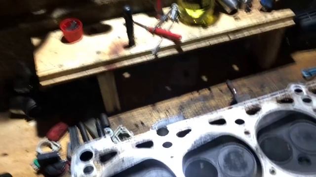 Проект Audi 100,Turbo Quattro, вскрыл мотор, поршни, гбц