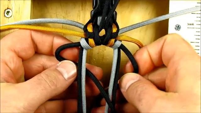 How to make a Sanctified Switchback Paracord Buckle Bracelet(360P)