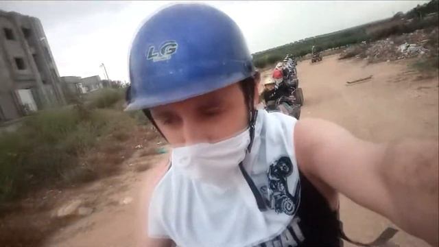 Поездка на квадроциклах по Тунису Кати и Феди