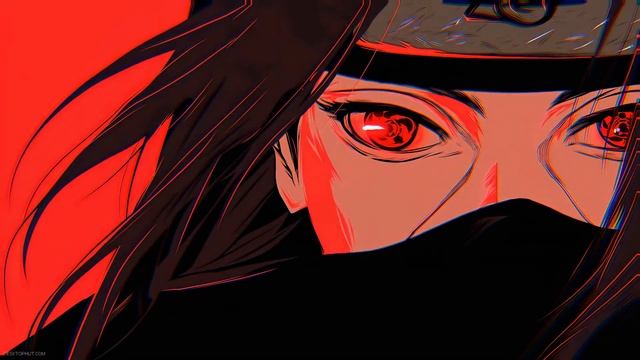 Итачи Учиха - Наруто | Itachi Uchiha Sharingan Red - Живые Обои