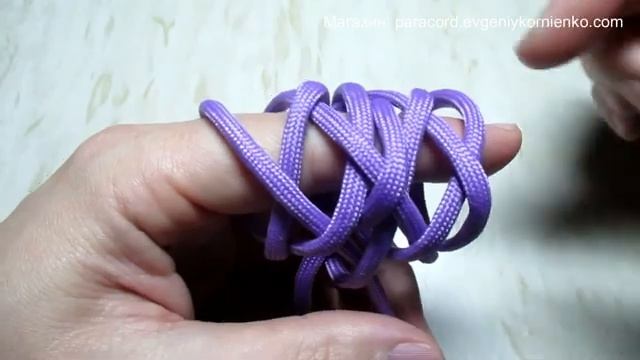 Узел Молот Тора для браслетов выживания _ The toggle knot(360P)