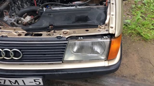 продаю ауди сотку, но что то пошло не так, ремонт бака, новая подвеска ауди S743 turbo quattro