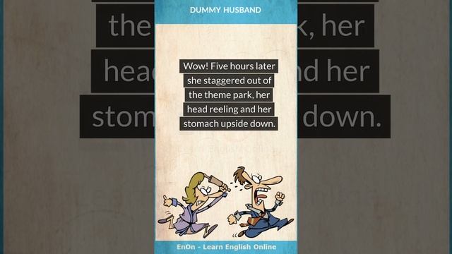 Dummy Husband ⭐ Learn English through short funny story⭐ #shorts