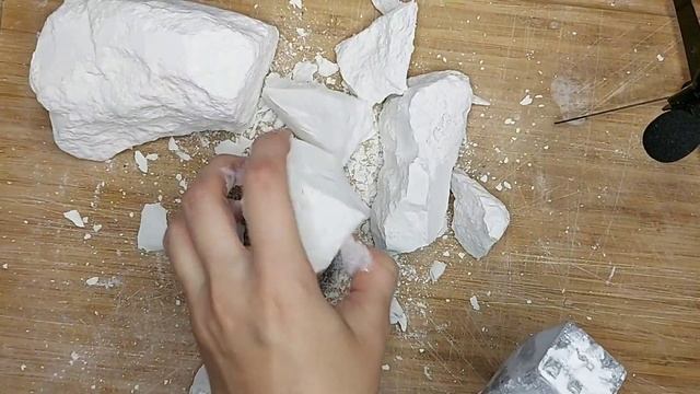 АСМР ~  Колка Воздушного мела  ASMR ~  Splitting Air Chalk