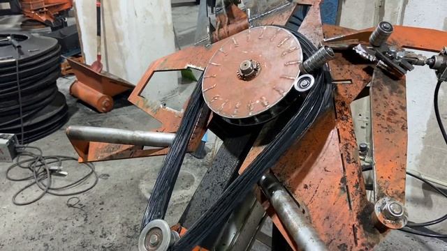 Выделение проволоки бортового кольца.