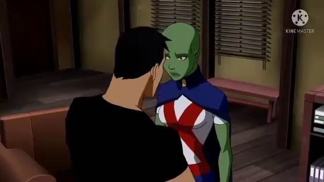 Miss martian and superboy - My heart Will go on