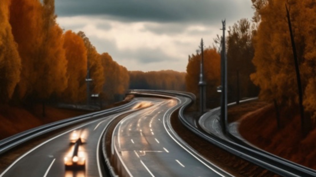 МКАД. Поздняя осень