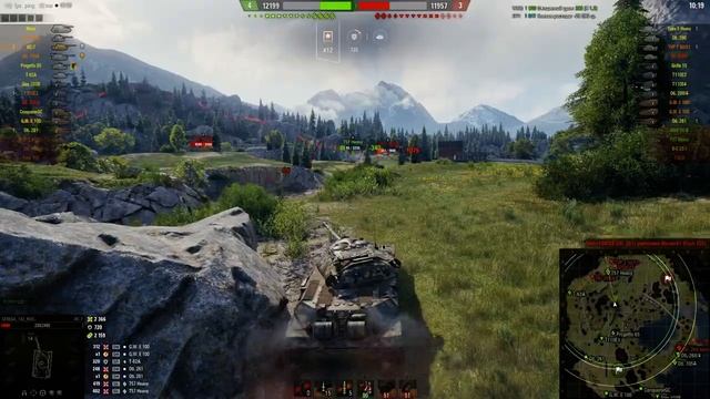 World of Tanks ИС-7 Мастер 4к урона и 3900 по разведданным!