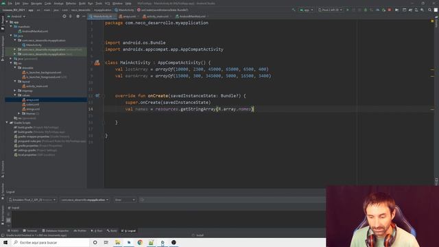 Урок 21. KOTLIN и ANDROID STUDIO для начинающих. Практика Массивы и Списки.