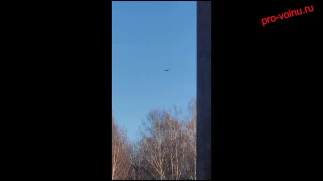 Уничтожение БПЛА «Лютий» нашими силами ПВО.