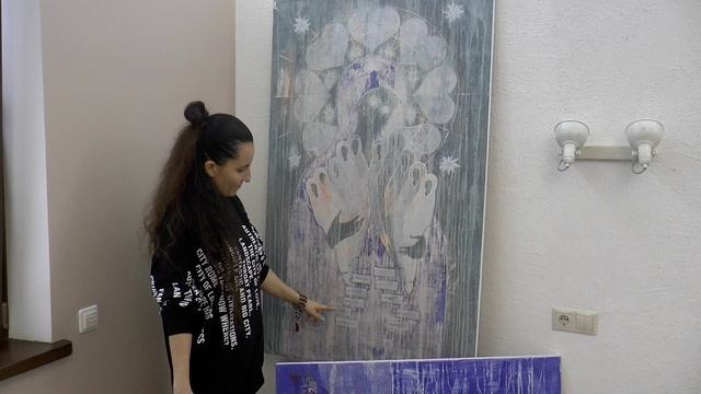 В мастерской художника Ирины Ива