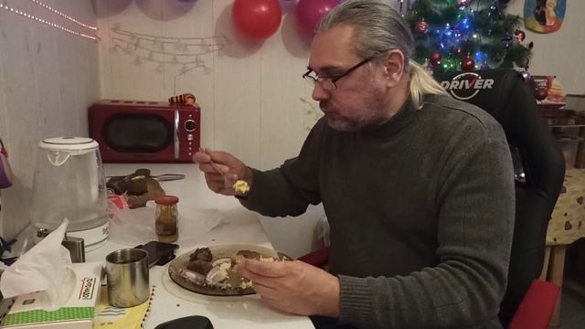 CHICKEN LIVER, TWO TYPES OF PORridge, ONION, MUSTARD, TEA • MUKBANG | КУРИННАЯ ПЕЧЕНЬ, ДВА ВИДА КАШИ
