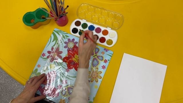 Видео занятие Цветок для мамы
