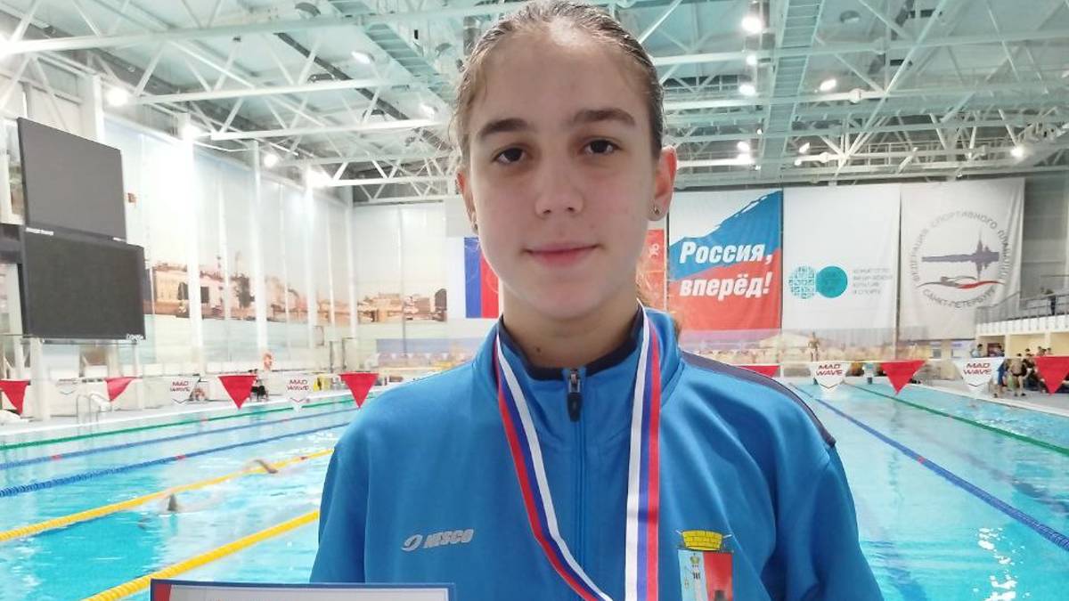 ШАПИЛОВА Маргарита (2011г.р.), 50 в/с. СШ Кронштадтского р-на (5 дорожка) 27.20 -1 место