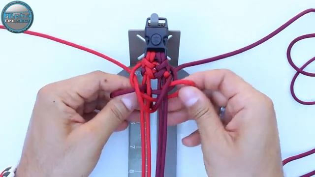 How to make Paracord Bracelet LIBRA 2 colors World of Paracord DIY Paracord by CETUS(360P)