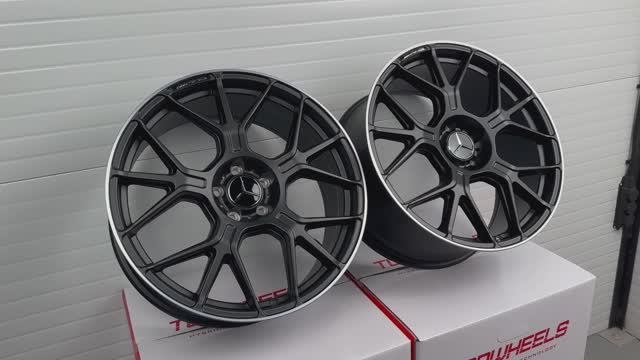 Диски SRL DF004 20 8.5/9.5J 5X112 66.6 вес 11,8kg Satin Black Machine Lip