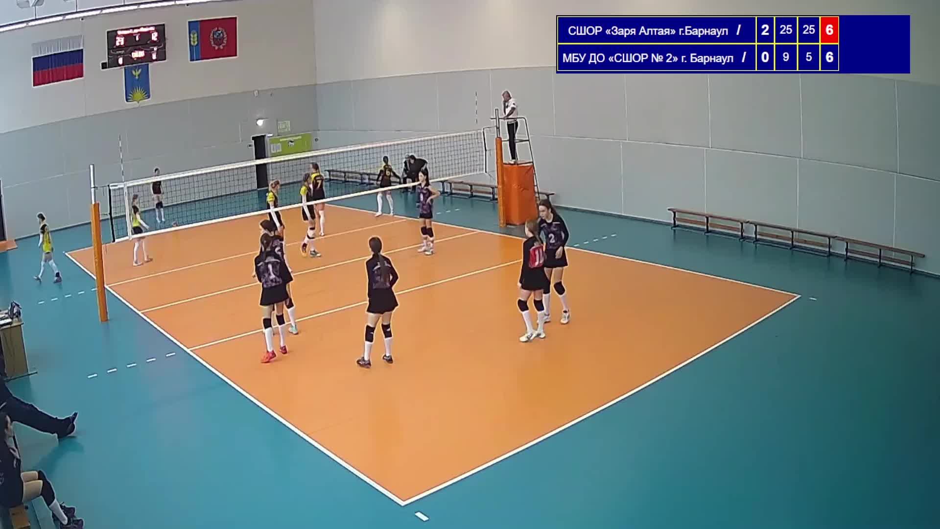 XLIV Спартакиада Алтайского края по волейболу  среди девушек 2011-2012гг.р до 15 лет