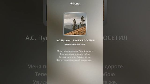 А.С. Пушкин ...ВНОВЬ Я ПОСЕТИЛ