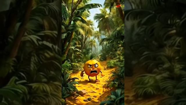 Шел по джунглям колобок..