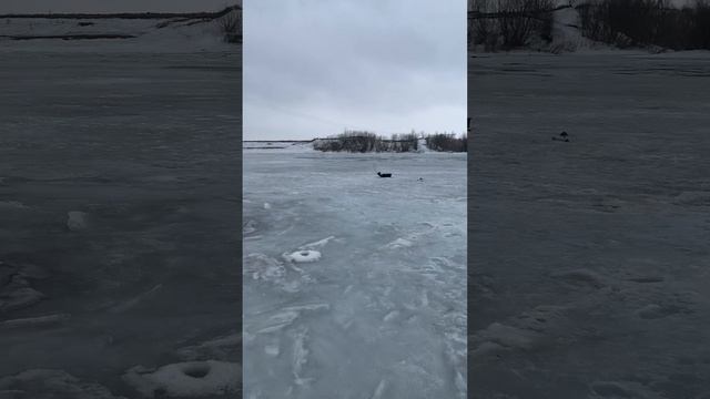 Мега торосы на Реке