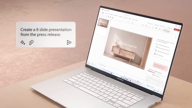 Zenbook S 16 UM5606WA - primul PC AI ASUS cu ecran OLED 3K 120 Hz de 16 inchi si AMD Ryzen AI