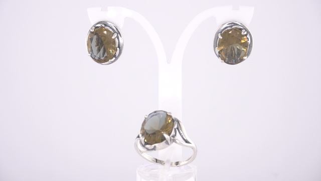 Комплект: Серьги арт. 33815990-22 и Кольцо арт.23815990-22