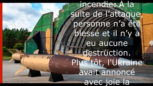 ATACMS frappe sur le territoire russe.