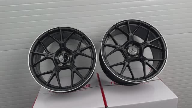 Диски SRL DF004 19 8.5/9.5J 5X112 66.6 вес 9,1kg Satin Black Machine Lip