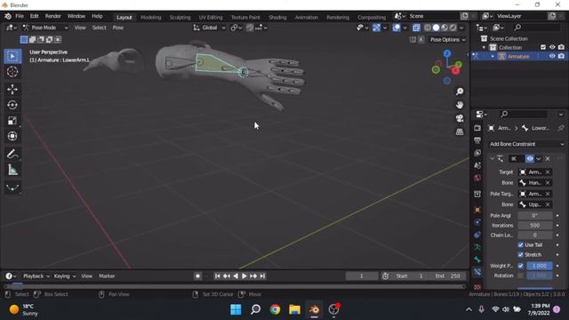 Inverse Kinematics In Blender In 3 Minutes - Blender Quick Tips [Eng]