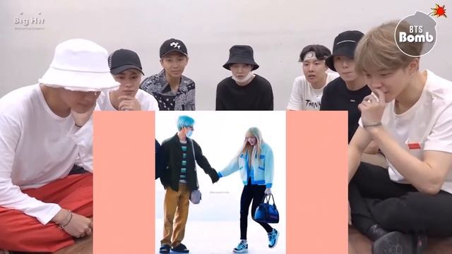 Реакция BTS на фото от ARMY с BLACKPINK & BTS x BLACKPINK