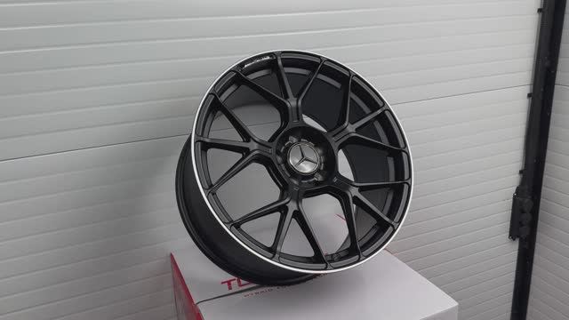 Диски SRL DF004 19 9.5J вес 9,3kg Satin Black Machine Lip