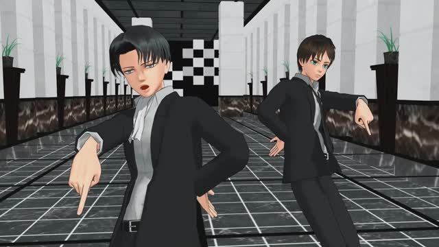 MOMOLAND - BAAM (Levi x Eren) MMD