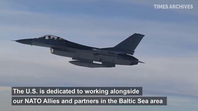 B-52H Bombers operation above the Baltic Sea (Nov 2024)