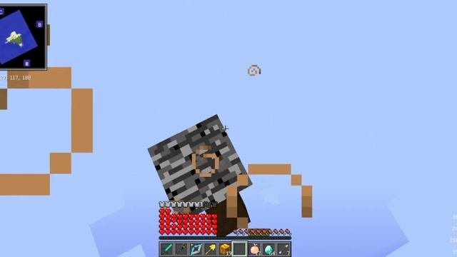 Майнкрафт, но у меня только ОДИН ЛАКИ БЛОК   ГРАЛКА MINECRAFT