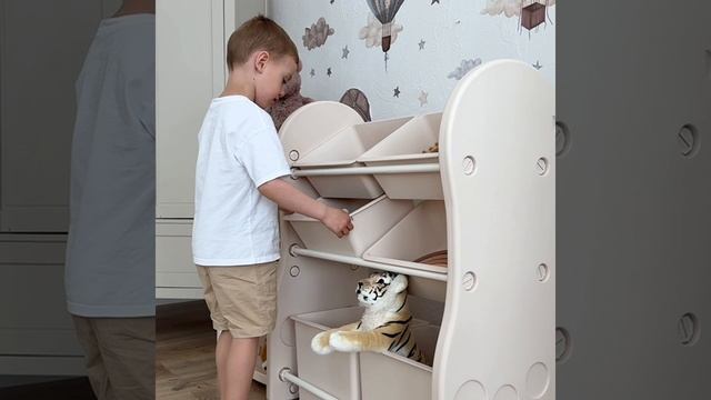 Стеллаж для игрушек IFAM New Design Organizer-3, бежевый IF-127-NDO3-B