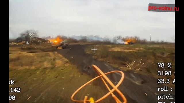FPV-дрон на оптоволокне залетает прямиком в открытое десантное отделение американского бронетранспор