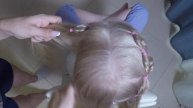 Прически на каждый день / Шишечки с колоском / Прически для девочек