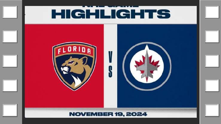 NHL Highlights  Флорида Пантерз vs. Виннипег Джетс - November 19, 2024