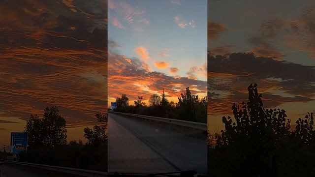 Это был сумачедший #закат 🔥