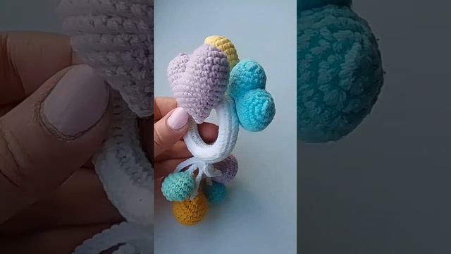 Погремушка ✨✨✨ в технике амигуруми. Авторская работа