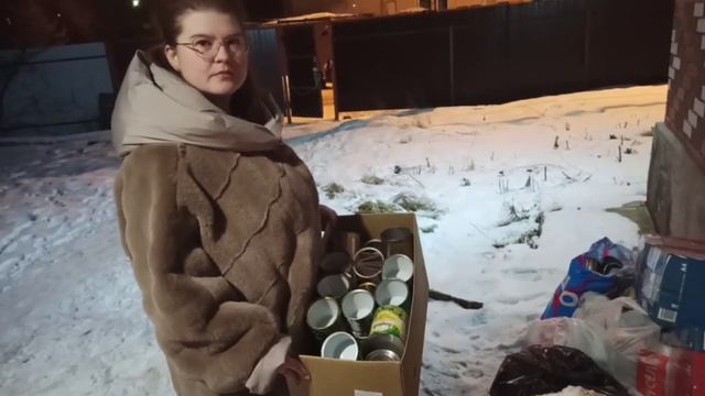 7 февраля 2023 года - передали набор банок и парафина для воскресной школы пос. Нерастанное