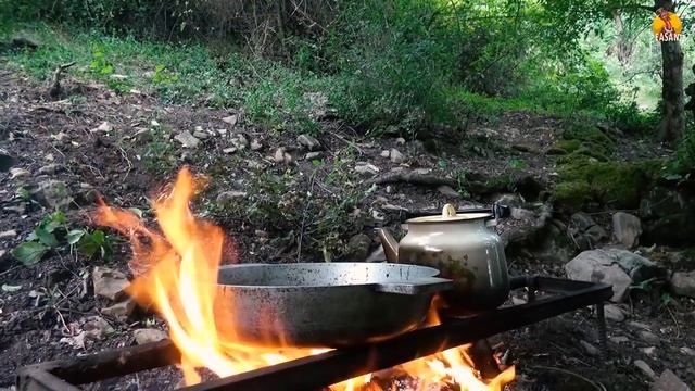 Приготовление начинки из баклажанов очень вкусно Азербайджанская Кухня Деревенская Кухня  Рецепты