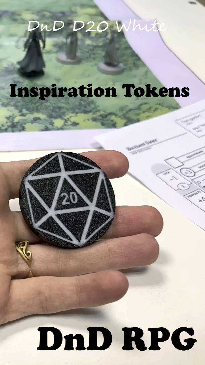 Inspiration Tokens DnD RPG